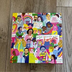 Muddybuddy All Are Welcome Here  1000-Piece Puzzle NEW